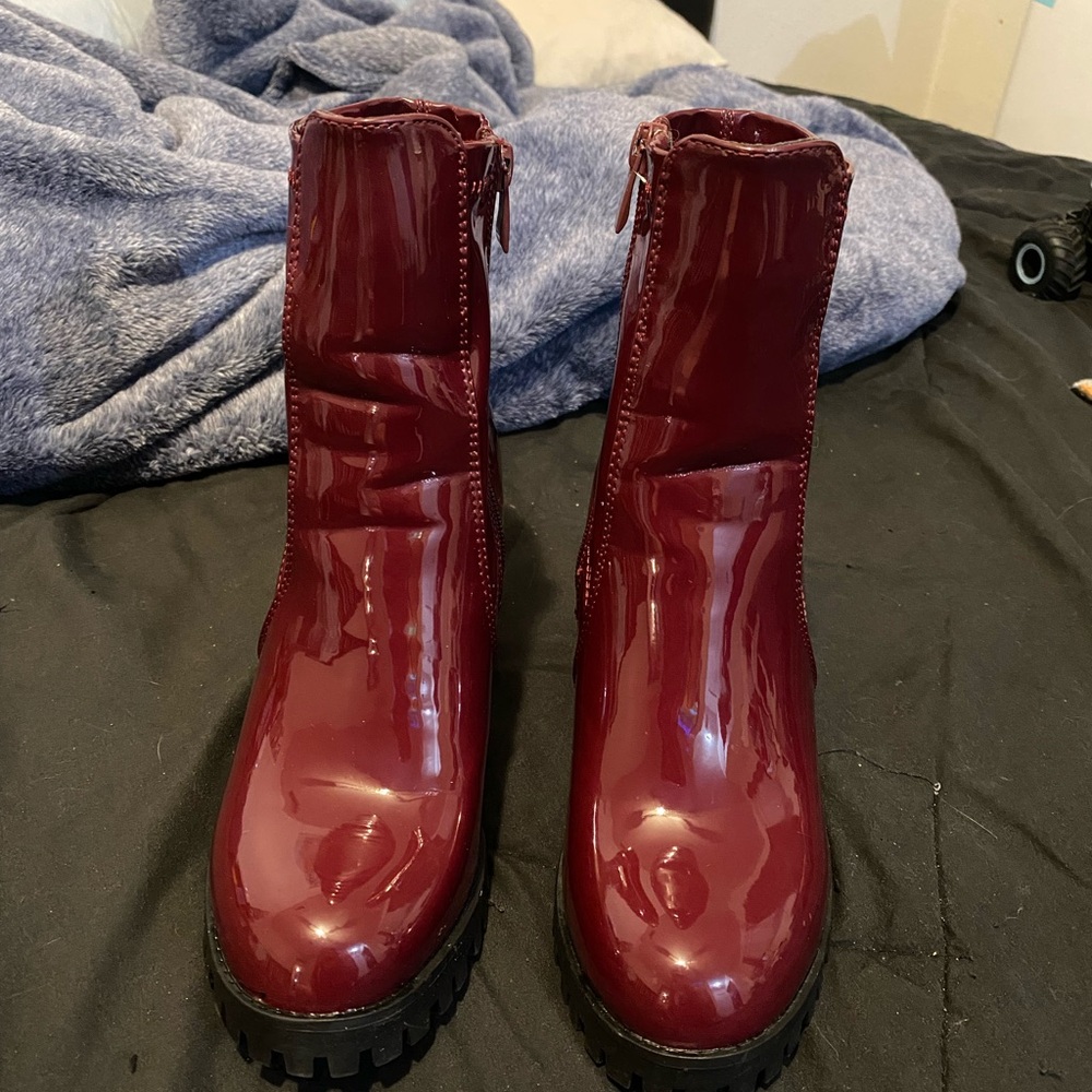 Burgundy Boots